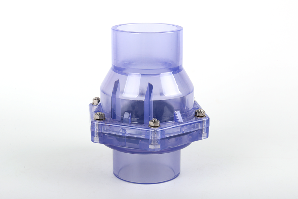 康乐透明翻板式止回阀